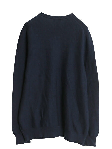 ブルックスブラザーズ スーピマ コットン ニット セーター メンズ XL / 長袖ニット 無地 薄手 シンプル ハイゲージ 大きいサイズ ネイビー