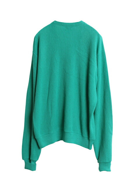 80s USA製 ラコステ アクリル ニット カーディガン メンズ レディース L 古着 ヴィンテージ 羽織り 前開き セーター ワンポイント グリーン