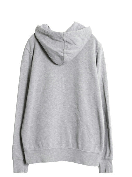 ノースフェイス プリント スウェット フード パーカー メンズ М / 古着 プルオーバー 裏起毛 トレーナー アウトドア 薄手 シンプル グレー