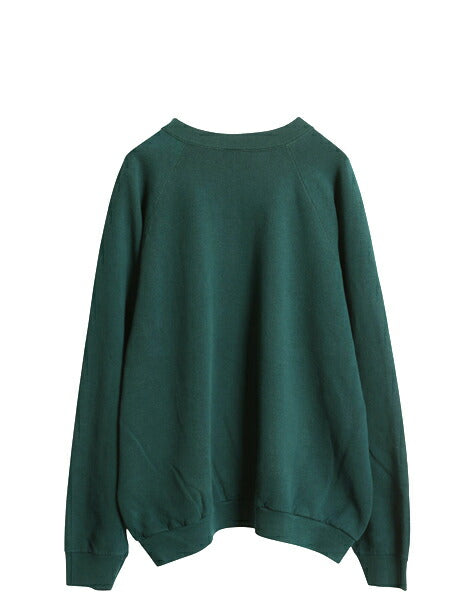 90s USA製 フルーツオブザルーム 無地 スウェット メンズ レディース XXXL / オールド トレーナー 裏起毛 ブランク 大きいサイズ グリーン