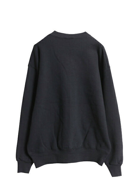 90s USA製 BVD 無地 スウェット メンズ レディース L 古着 オールド トレーナー 裏起毛 シンプル ブランク ゆったり ブラック トップス 黒