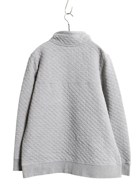 パタゴニア オーガニック コットン キルト スナップT レディース L 16年製 プルオーバー キルティング ジャケット ジャンパー ブルゾン 灰