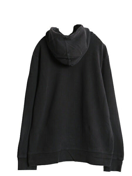 ノースフェイス プリント スウェット フード パーカー メンズ L 古着 裏起毛 プルオーバー トレーナー アウトドア ミドルウェイト ブラック