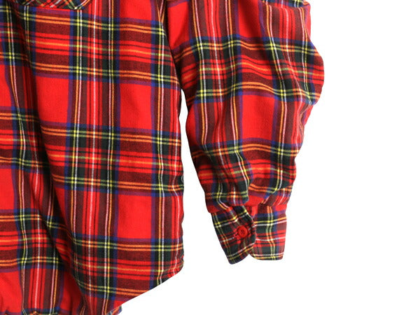 80s USA製 エルエルビーン チェック 長袖 フランネル シャツ メンズ XL / ヴィンテージ 長袖シャツ 中綿 キルティング ライナー付き ネル