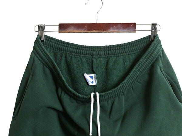 90s USA製 ラッセル 無地 スウェット パンツ メンズ レディース XXL / オールド ポケット付き 裏起毛 トレーナー イージー 大きいサイズ 緑