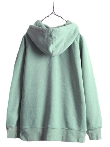 ノースフェイス プリント スウェット フード パーカー レディース M The North Face ボックスロゴ ワッペン アウトドア トレーナー 裏起毛