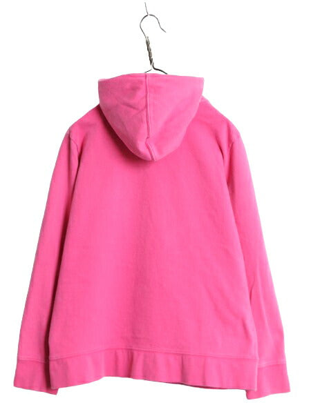 ノースフェイス プリント スウェット フード パーカー レディース XL / The North Face プルオーバー 裏起毛 トレーナー アウトドア ピンク