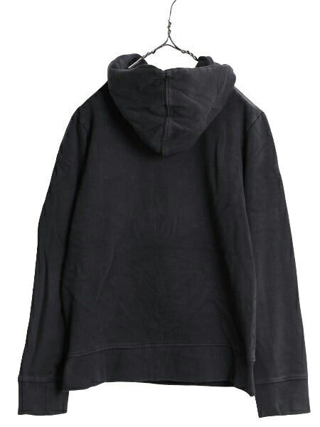 ノースフェイス プリント スウェット フード パーカー レディース L The North Face プルオーバー 裏起毛 トレーナー アウトドア ブラック