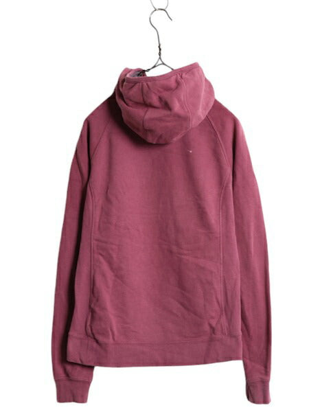 ノースフェイス ロゴ 刺繍 スウェット フード パーカー レディース S The North Face プルオーバー トレーナー アウトドア 裏起毛 ツートン