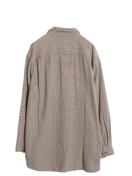 90s オービス チェック ボタンダウン 長袖 フランネル シャツ メンズ XL オールド 旧タグ アウトドア 長袖シャツ ネルシャツ 大きいサイズ