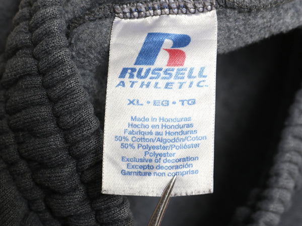 00s ラッセル 無地 スウェット パンツ メンズ レディース XL / 古着 オールド 裏起毛 トレーナー イージーパンツ シンプル 大きいサイズ 灰