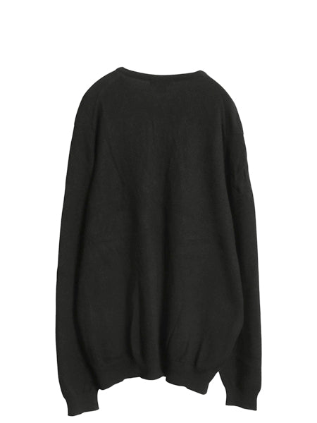 イギリス製 ブルックスブラザーズ Vネック ニット セーター メンズ XL / 100% カシミヤ 長袖ニット 無地 シンプル 大きいサイズ ブラック