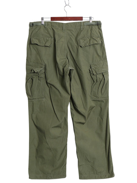 60s ★ 米軍実物 US ARMY 5th ジャングルファティーグ カーゴ パンツ REGULAR LARGE / 69年製 ヴィンテージ ミリタリー リップストップ 4th
