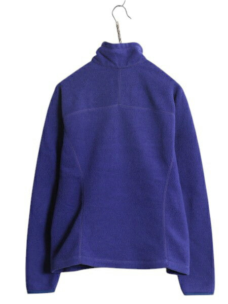 パタゴニア シンチラ マースピアル フリース ジャケット レディース L 古着 10年製 Patagonia アウトドア プルオーバー ハーフジップ 廃盤