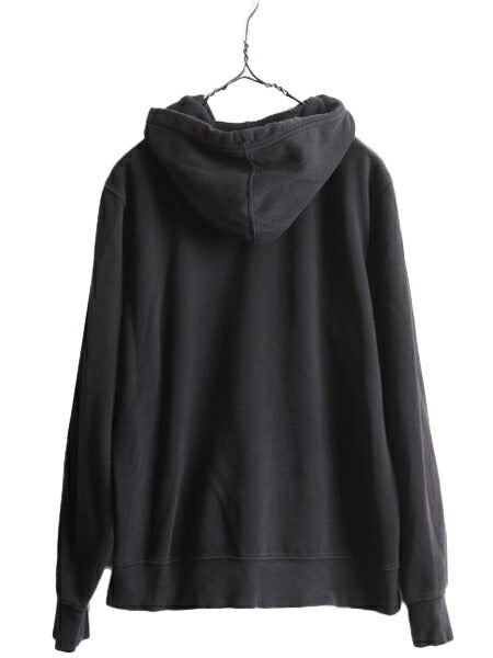 ノースフェイス プリント スウェット フード パーカー メンズ M The North Face プルオーバー 裏起毛 トレーナー ブラック アウトドア 薄手