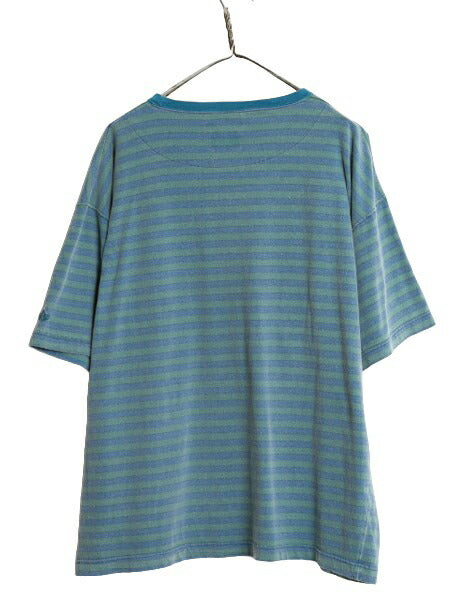 90s USA製 ドッカーズ リーバイス ポケット付き ボーダー Tシャツ メンズ XL 古着 90年代 オールド LEVIS DOCKERS 大きいサイズ ツートーン