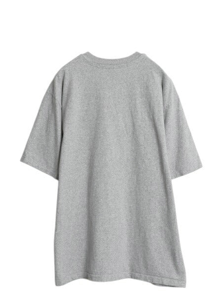 90s USA製 3段 カレッジ プリント 半袖 Tシャツ メンズ XL 古着 オールド シングルステッチ ヘビーウェイト コットン グレー 大きいサイズ