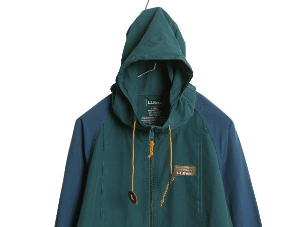 エルエルビーン ナイロン アノラック パーカー ジャケット レディース L / 古着 プルオーバー ハーフジップ ハイネック パッカブル マンパ