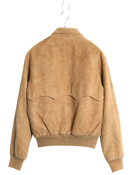 80s エルエルビーン 本革 スウェード ラム レザー ジャケット レディース S 程/ ヴィンテージ 革ジャン G-9 中綿 スイングトップ ブルゾン