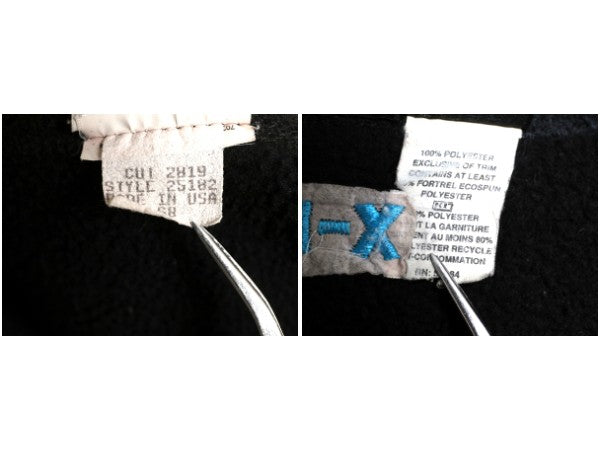 90s USA製 パタゴニア ライトウェイト シンチラ フリース ベスト メンズ XL 古着 98年製 オールド フルジップ アウトドア 大きいサイズ 黒