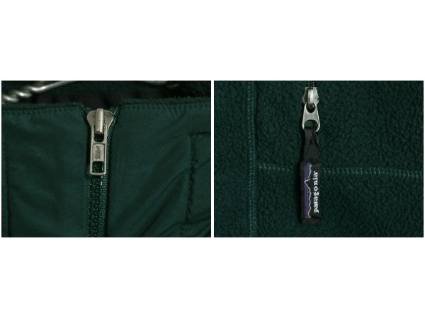 90s USA製 ★ パタゴニア シンチラ ジャケット メンズ S 古着 名作 97年代 オールド アウトドア フリース フルジップ ジャンパー グリーン