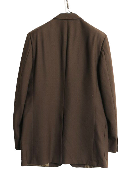 80s USA製 クリスチャン ディオール テーラード ジャケット メンズ M 程/ ヴィンテージ スーツ ブレザー サマー ウール きれいめ ブラウン