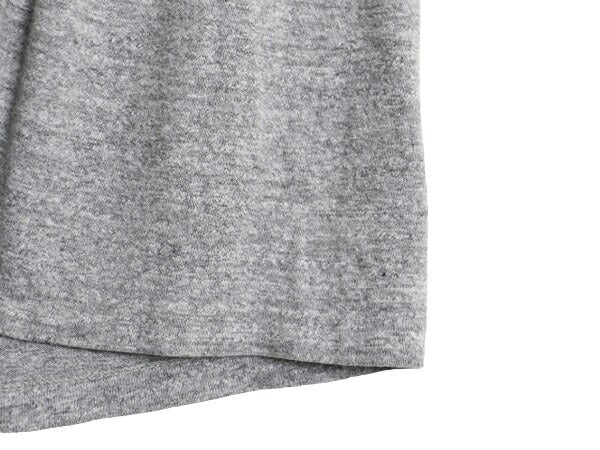 80s USA製 ラッセル プリント 半袖 Tシャツ メンズ XL / 古着 80年代 ヴィンテージ RUSSELL シングルステッチ 大きいサイズ 霜降り グレー