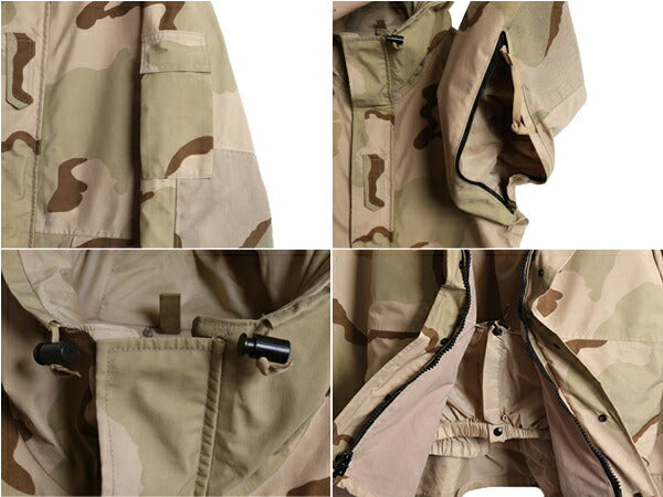 00s 米軍実物 US ARMY ECWCS デザートカモ 迷彩 ゴアテックス ジャケット MEDIUM REGULAR / 05年製 1st GEN 初期型 ミリタリー マンパ 3C