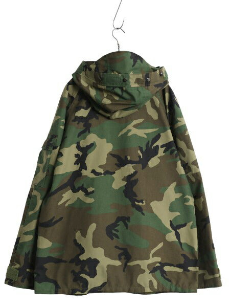 90s 米軍実物 US ARMY ECWCS ゴアテックス ウッドランドカモ 迷彩 ミリタリー ジャケット MEDIUM REGULAR / 軍物 96年製 1st GEN パーカー