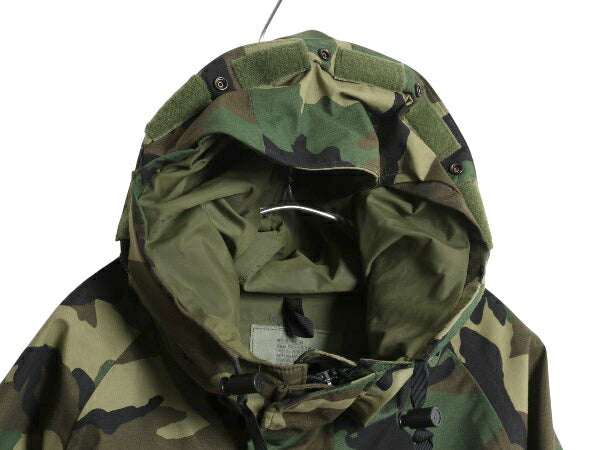 90s 米軍実物 US ARMY ECWCS ゴアテックス ウッドランドカモ 迷彩 ミリタリー ジャケット MEDIUM REGULAR / 軍物 96年製 1st GEN パーカー