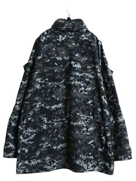 米軍実物 USN ネイビー デジタルカモ TYPE1 迷彩 ゴアテックス ジャケット X-LARGE LONG / NAVY NWU ミリタリー マウンテンパーカー 軍物