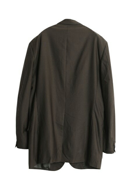 90s USA製 ブルックスブラザーズ テーラード ジャケット メンズ L 程 古着 オールド サマー ウール ブレザー きれいめ カジュアル オリーブ