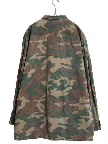 70s 米軍実物 USMC LC-1 ブラウンリーフ カモ ホットウェザー ジャケット LARGE LONG / 79年製 ヴィンテージ ミリタリー 迷彩 海兵隊 軍物