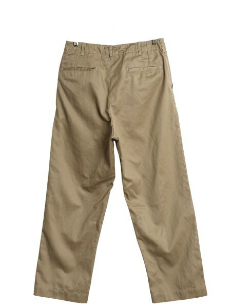 日本製 オアスロウ アーミー トラウザーズ メンズ M / ヴィンテージ フィット チノパン 5ポケット パンツ ストレート ミリタリー ベージュ
