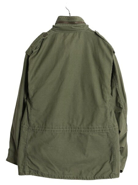 80s 米軍実物 US ARMY M-65 フィールド ジャケット MEDIUM SHORT ヴィンテージ ミリタリー アーミー 軍物 ブルゾン 3rd ブラス カーキ M65