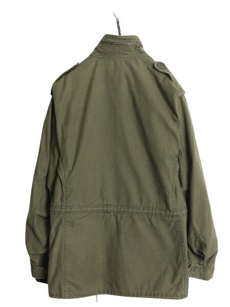 80s ALPHA 社製 米軍実物 US ARMY M-65 フィールド ジャケット MEDIUM LONG / 80年製 ヴィンテージ ミリタリー アーミー 軍物 ブルゾン 3rd
