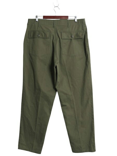 70s US ARMY 米軍実物 ベイカー パンツ 40 33 古着 ヴィンテージ 76年製 ミリタリー ファティーグ ストレート OG-507 軍物 大きいサイズ OD