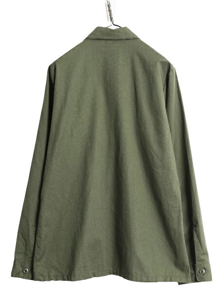 デッドストック 80s 米軍実物 US ARMY ユーティリティ シャツ メンズ M / 87年製 ヴィンテージ ミリタリー アーミー 軍物 OG507 オリーブ