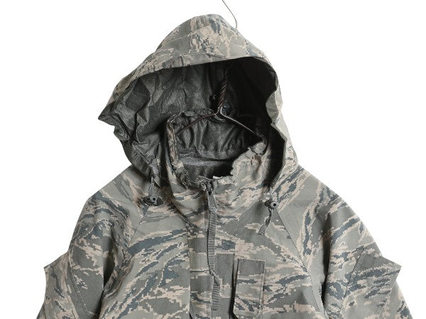 ほぼ デッドストック USA製 民間 プロパー 社製 APECS デジタル タイガーカモ 迷彩 ゴアテックス ジャケット X-SMALL REGULAR ミリタリー
