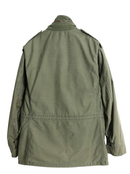 80s 米軍実物 US ARMY M-65 フィールド ジャケット SMALL SHORT 程 古着 ヴィンテージ ミリタリー アーミー 軍物 ブルゾン 3rd ブラス M65