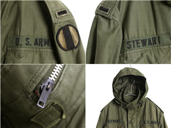 70s 米軍実物 US ARMY M-65 フィールド ジャケット SMALL SHORT 70年製 ヴィンテージ ミリタリー ジャンパー ブルゾン 軍物 2nd アルミ M65