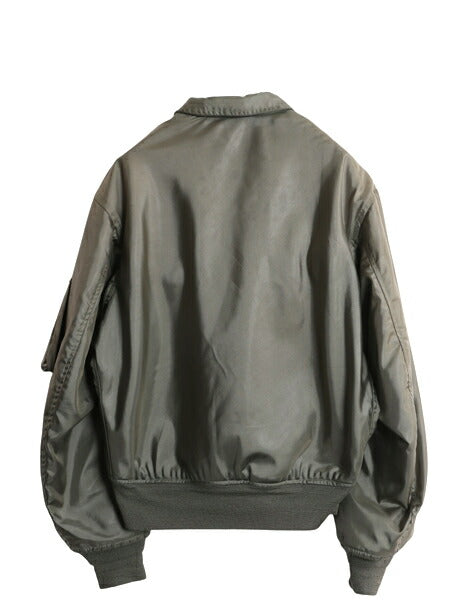 90s 米軍実物 CWU-36P サマー フライト ジャケット LARGE / オールド 91年製 軍物 アラミド ミリタリー USAF エアフォース ボンバー セージ