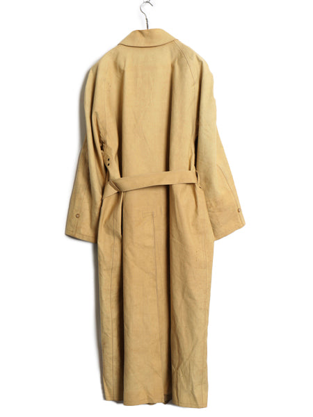 80s スコットランド製 ★ ラルフローレン マッキントッシュ 別注 レイン コート メンズ L ヴィンテージ ステンカラー ベルト付き コットン