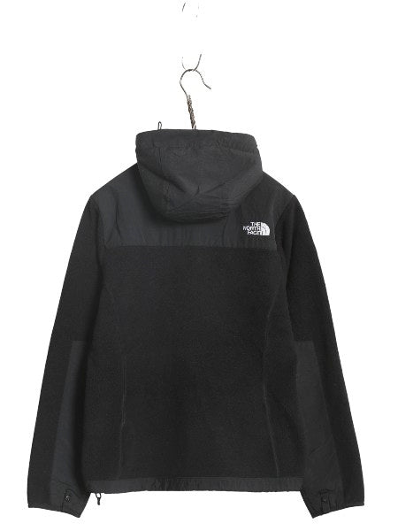 ノースフェイス フード付き デナリ ジャケット レディース S / アウトドア フリース ナイロン パーカー ジャンパー フルジップ ブルゾン 黒