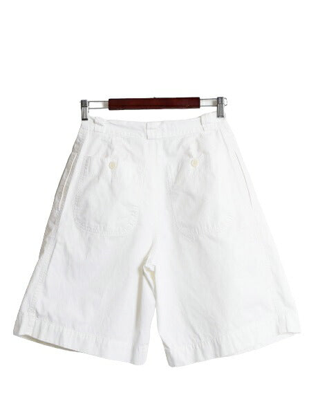 80s OLD GAP コットン ショートパンツ レディース S 程 古着 80年代 ヴィンテージ ギャップ ショーツ ハーフパンツ 短パン 半パン 3タック