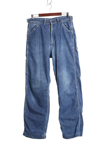 50s USA製 ☆ Lee 11Z デニム ペインター パンツ 実寸 34 34程