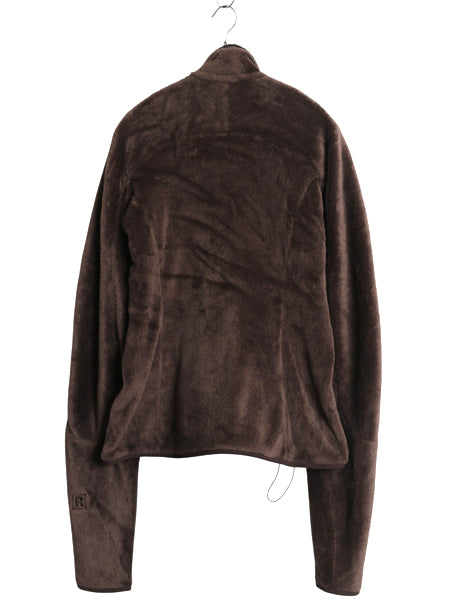 パタゴニア R4 フリース ジャケット レディース L 08年製 フルジップ ジャンパー ブルゾン ボア パイル レギュレーター ハイネック 廃盤 茶