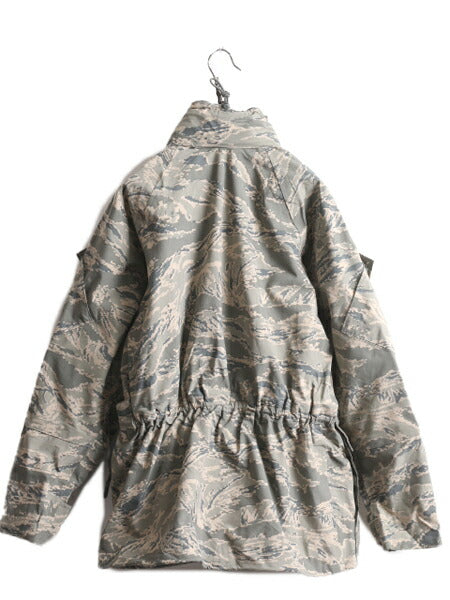USA製 民間 APECS ゴアテックス デジタル タイガーカモ 迷彩 ジャケット SMALL REGULAR 古着 軍物 ミリタリー プロパー エアフォース 防水
