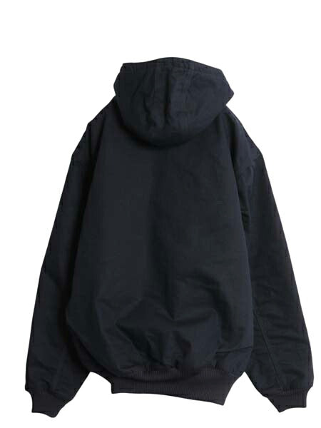 US企画 カーハート アクティブ ジャケット メンズ XL / ワーク ダック パーカー 中綿 キルティング ライナー フルジップ ブルゾン 企業 紺