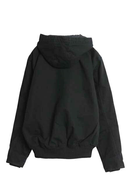 US企画 カーハート アクティブ ジャケット メンズ S / ワーク ダック パーカー 中綿 キルティング ライナー ブルゾン フルジップ ブラック